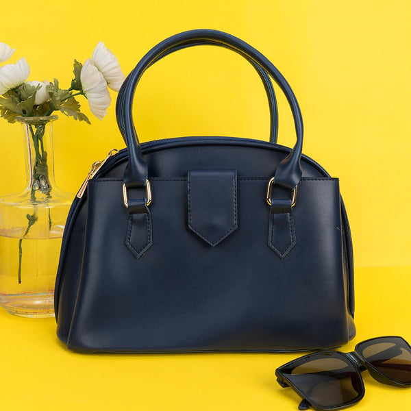 Shein- Crossbody Bag With Metallic Decor-Navy