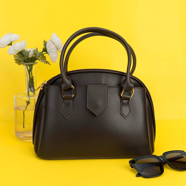 Shein- Crossbody Bag With Metallic Decor-D-Brown