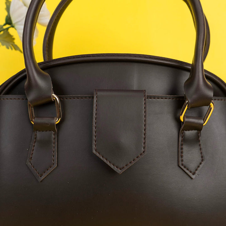 Shein- Crossbody Bag With Metallic Decor-D-Brown