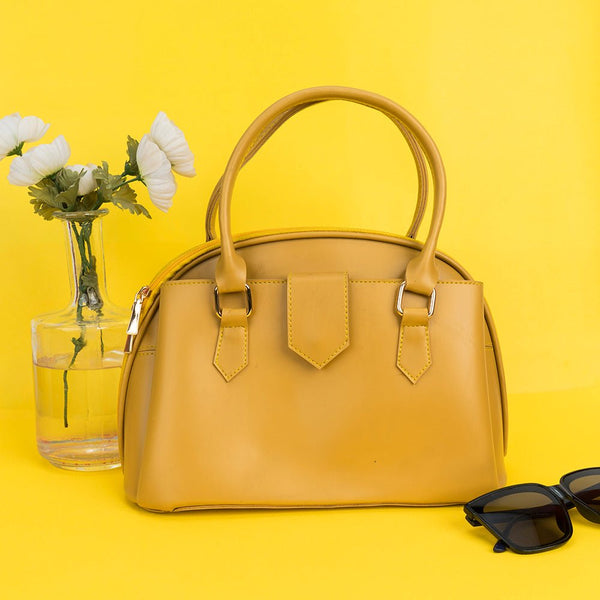 Shein- Crossbody Bag With Metallic Decor-Yellow