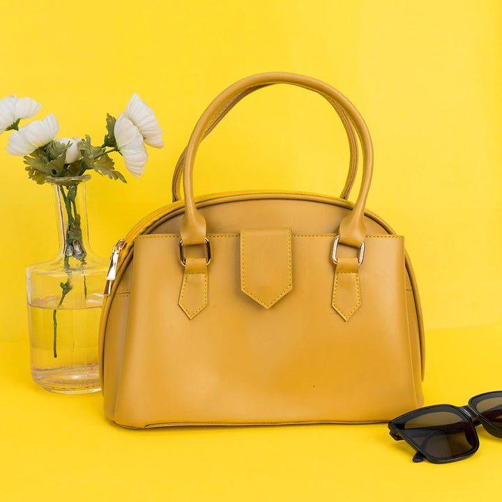 Shein- Crossbody Bag With Metallic Decor-Yellow