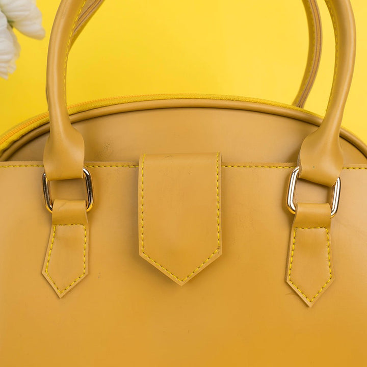 Shein- Crossbody Bag With Metallic Decor-Yellow