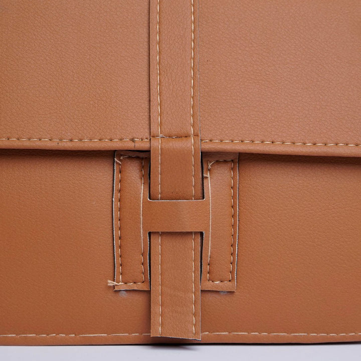 Shein- Leather Crossbody Bag Brown