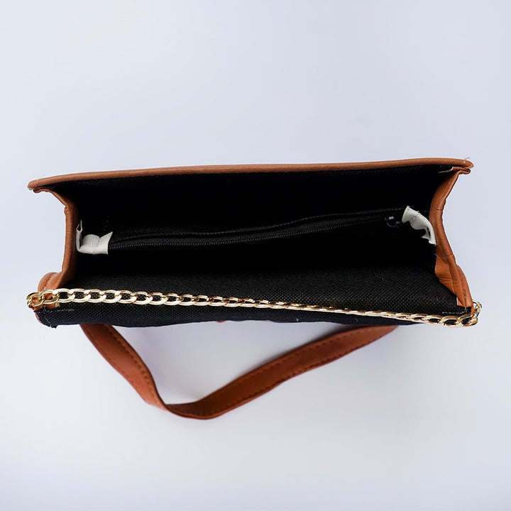 Shein- Leather Crossbody Bag Brown