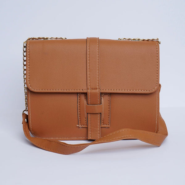 Shein- Leather Crossbody Bag Brown
