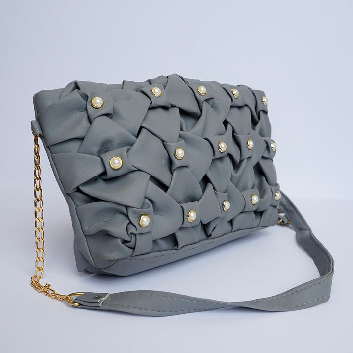 Shein- Leather Crossbody Bag Blue