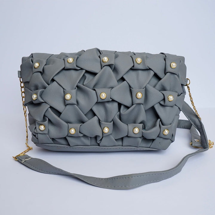Shein- Leather Crossbody Bag Blue
