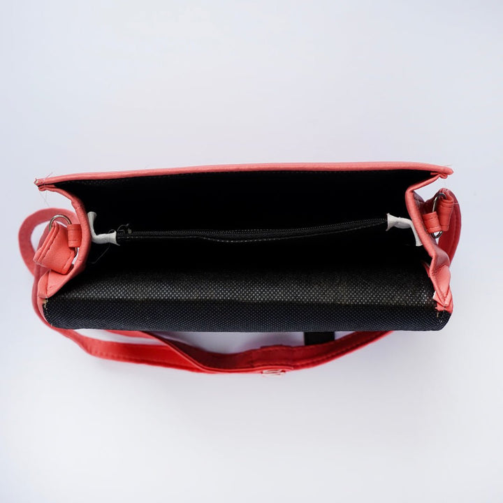 Shein- Streamlined Side Crossbody Bag Pink