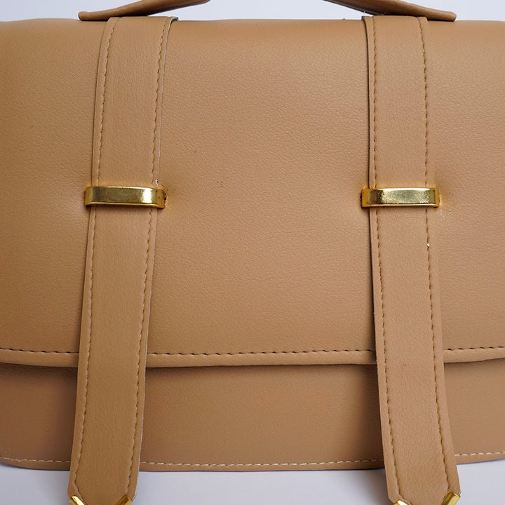 Shein- Streamlined Side Crossbody Bag Beige