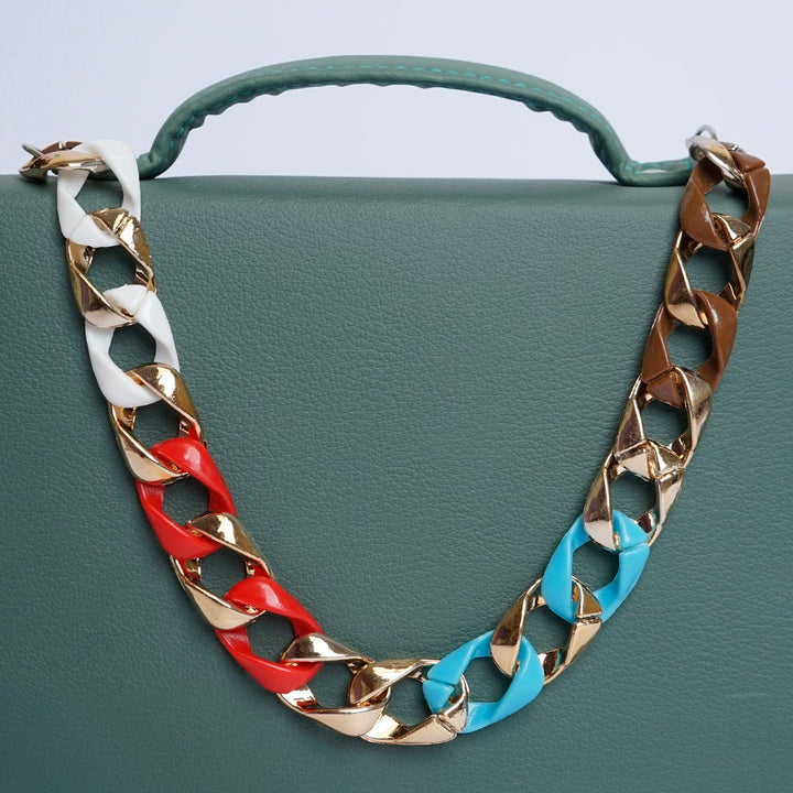 Shein- Square Geometric Green Crossbody Bag