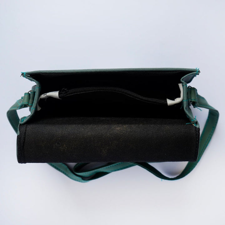 Shein - Square Geometric Green Crossbody Bag