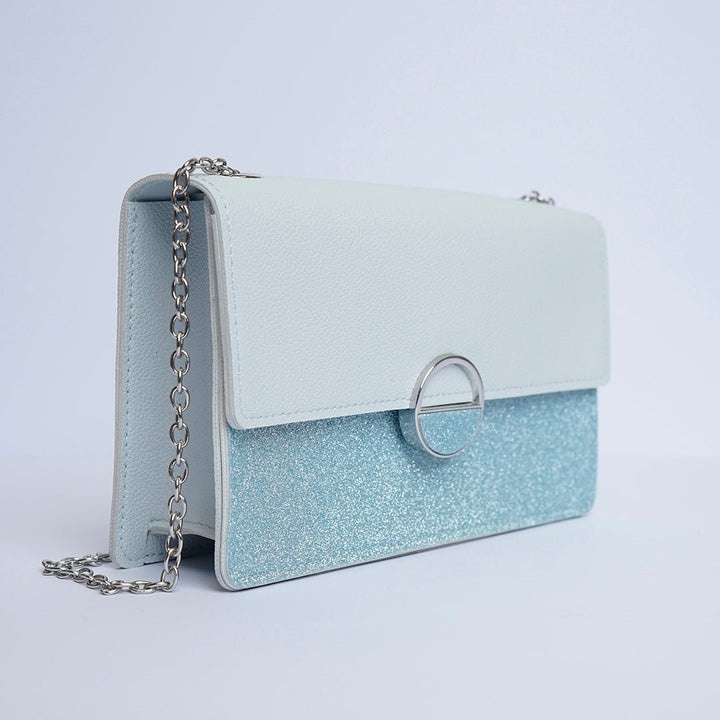 Shein- Simplified White/Grey Crossbody Bag