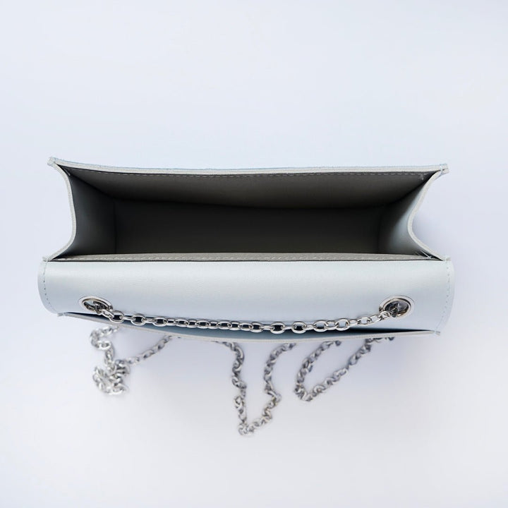 Shein- Simplified White/Grey Crossbody Bag