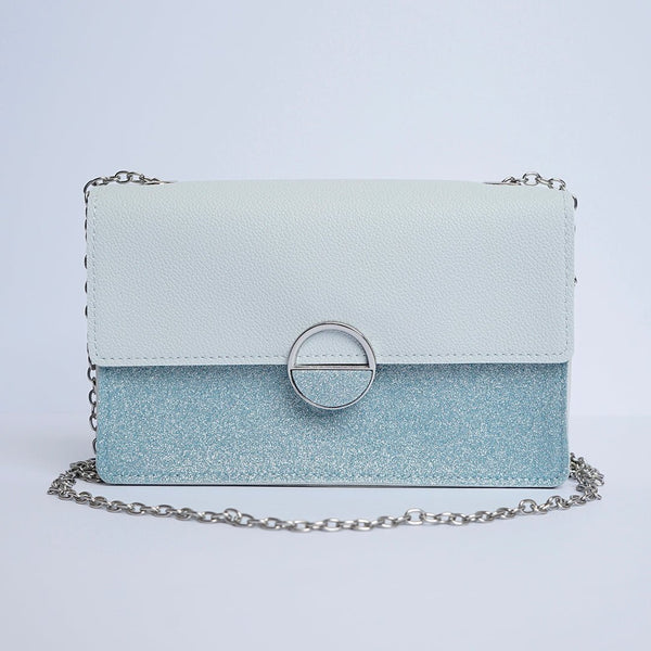 Shein- Simplified White/Grey Crossbody Bag
