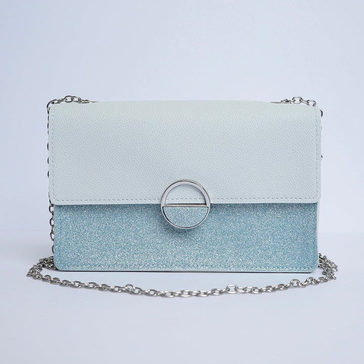 Shein- Simplified White/Grey Crossbody Bag