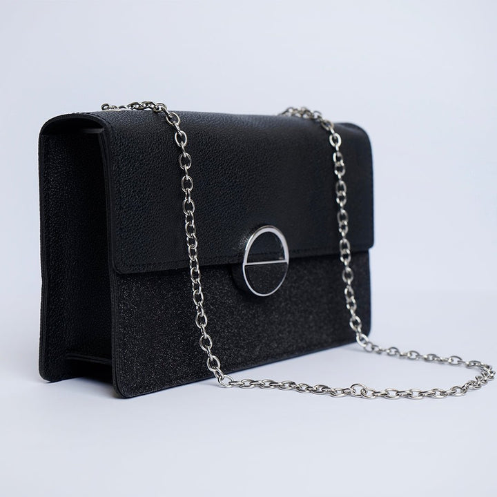 Shein- Simplified Black Crossbody Bag