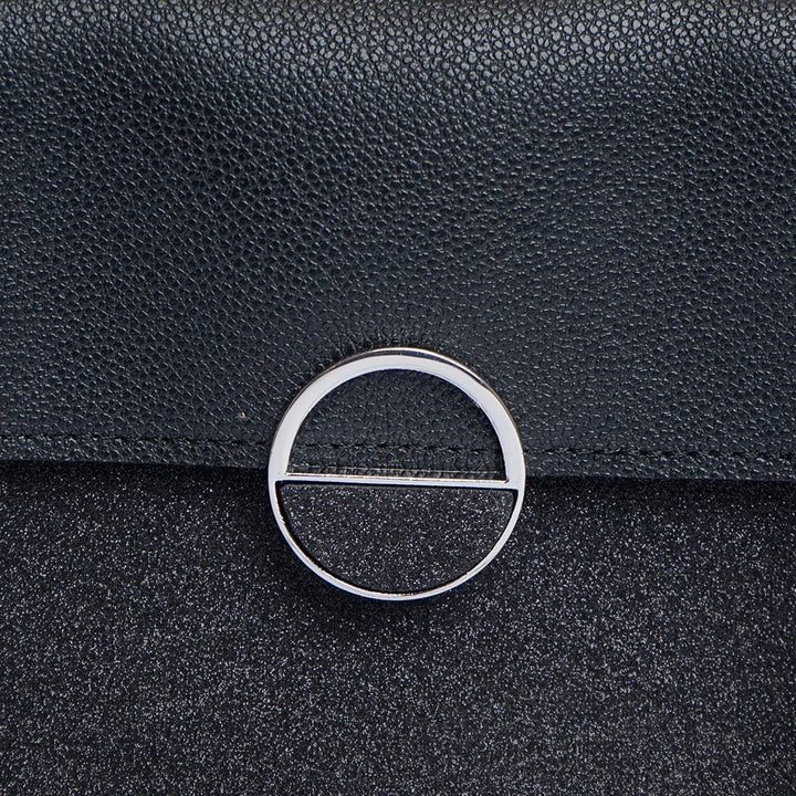 Shein- Simplified Black Crossbody Bag