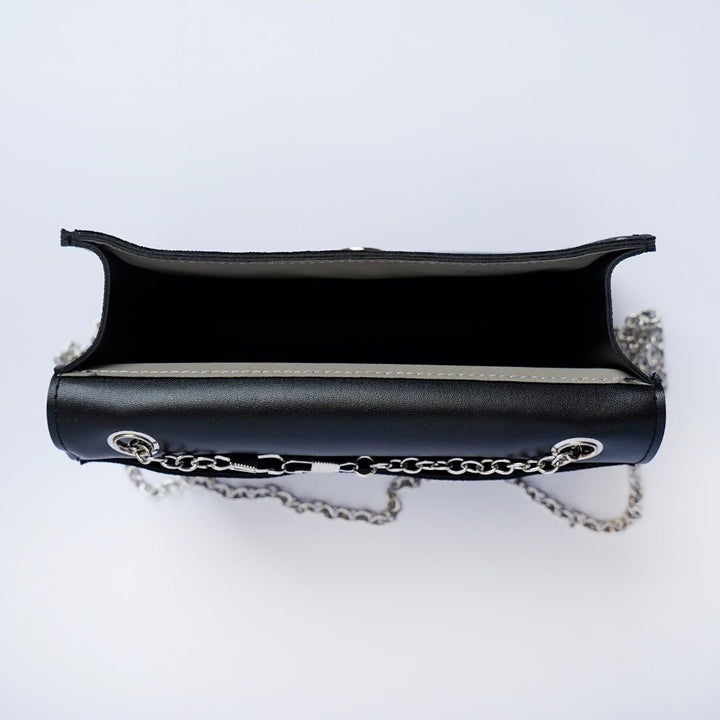 Shein - Simplified Black Crossbody Bag