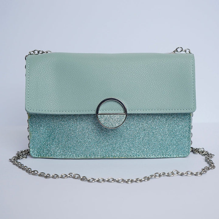 Shein- Simplified Sea Green Crossbody Bag