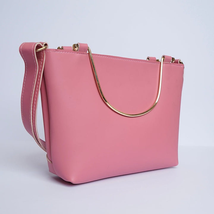 Shein- Tote Bag with Chain Handle Red