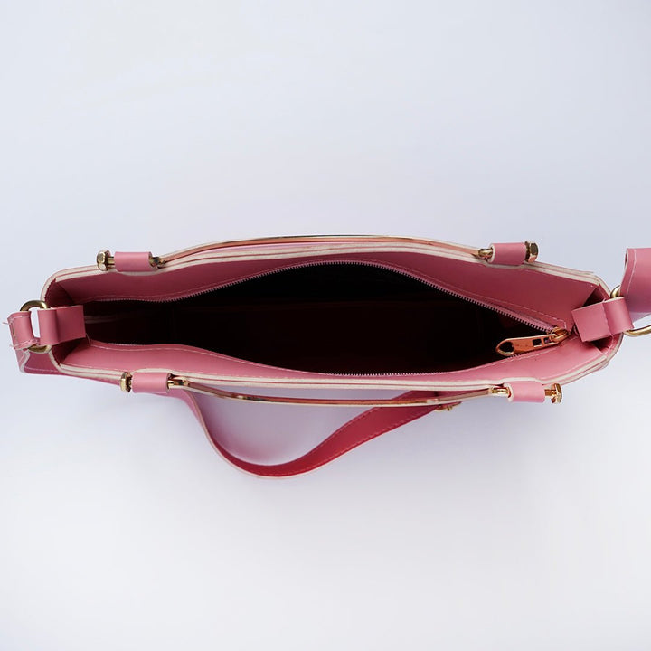 Shein- Tote Bag with Chain Handle Red