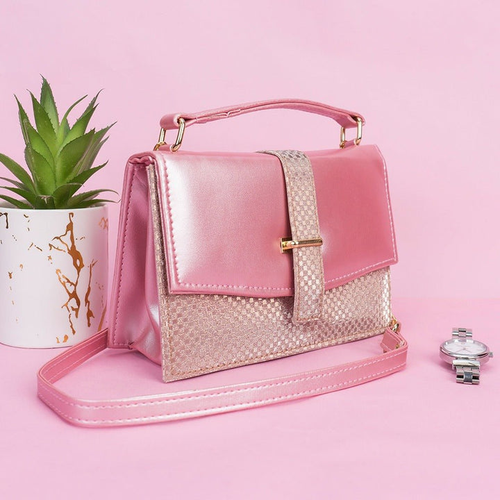 Shein flap crossbody bag Champagne