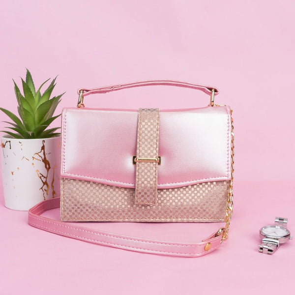 Shein flap crossbody bag Champagne