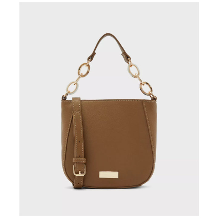 Shoexpress- Link Chain Zip Closure Crossbody