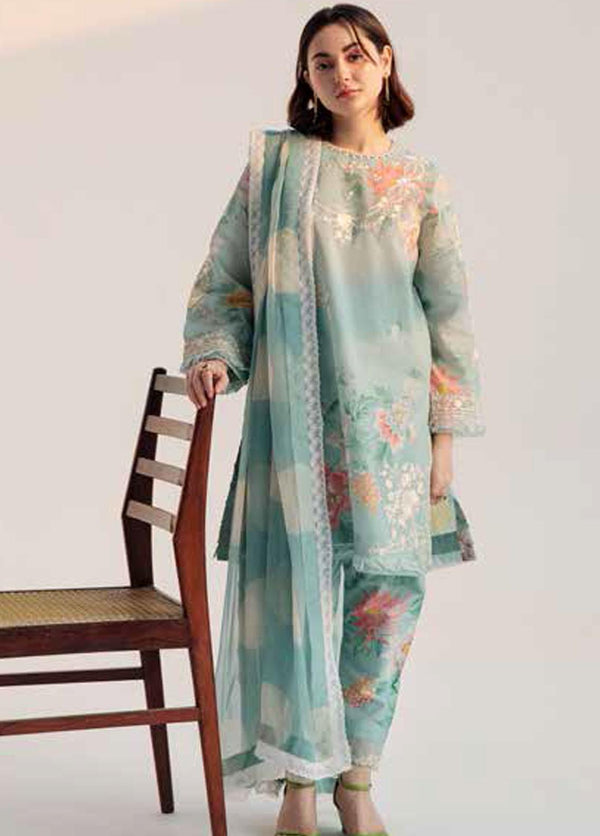 Coco by Zara Shahjahan - Embroidered Lawn Suits Unstitched 3 Piece CZS23S 5B - Summer Collection