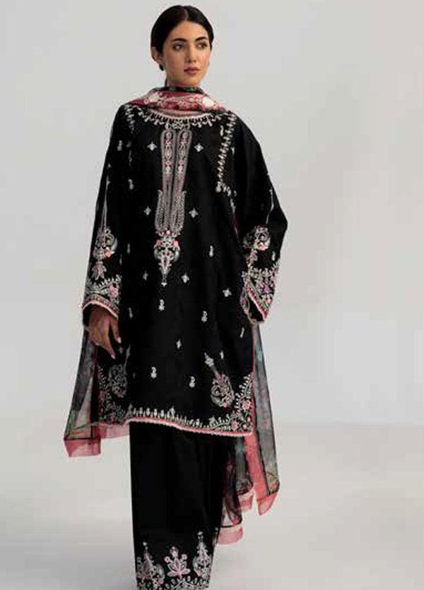 Coco by Zara Shahjahan - Embroidered Lawn Suits Unstitched 3 Piece CZS23S 9B - Summer Collection