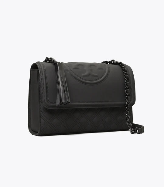 Tory Burch-Fleming Shoulder convertible bag Black