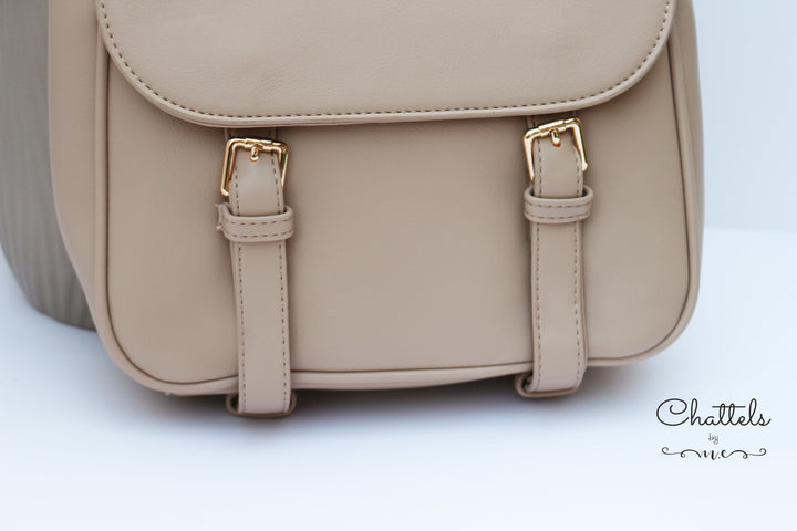 Chattels by M Delilah Crossbody Bag- Khaki