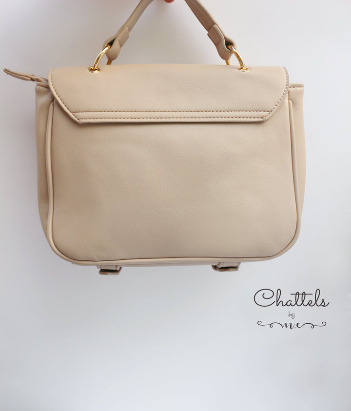 Chattels by M Delilah Crossbody Bag- Khaki