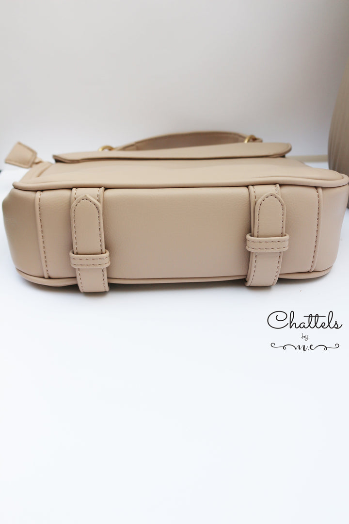 Chattels by M Delilah Crossbody Bag- Khaki