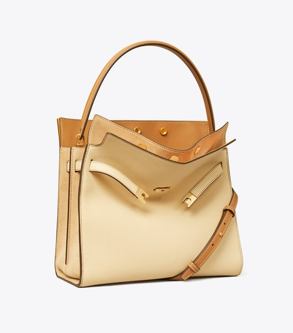 Tory Burch Lee Radziwill Pebbled bag New Moon