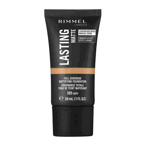Rimmel- Lasting Finish Matte Foundation, 305 Buff, 30ml