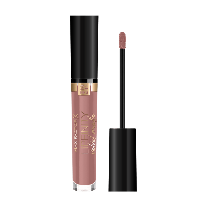 Max Factor- Lipfinity Velvet Matte Liquid Lip, 035 Elegant Brown, 4ml