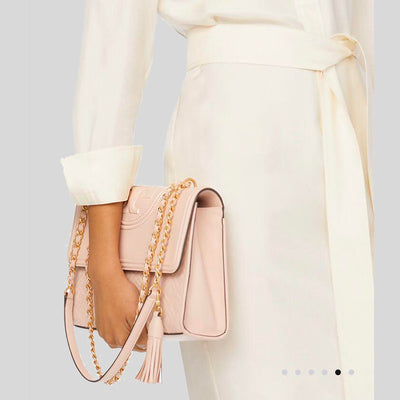 Tory Burch-Fleming Shoulder convertible bag Shell Pink