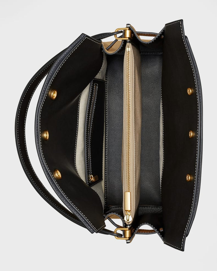 Tory Burch Lee Radziwill Pebbled bag Tigers