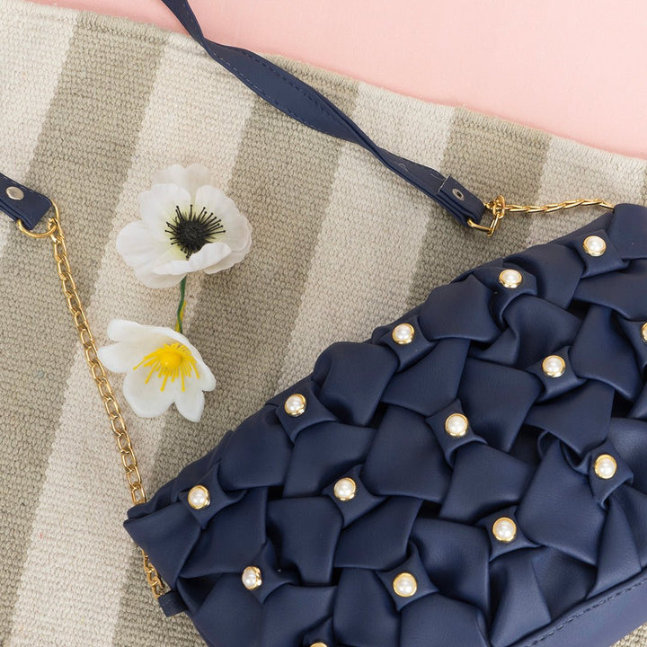 Shein - Mini Crossbody Bag Dark Blue
