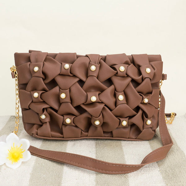 Shein - Mini Crossbody Bag Brown
