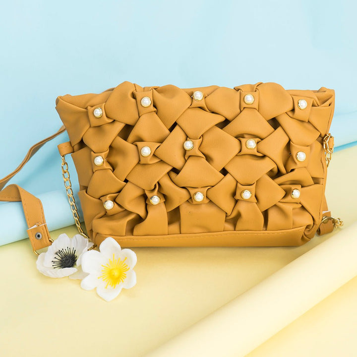 Shein - Mini Crossbody Bag Mustard