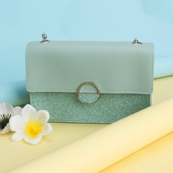 Shein - Simplified Sea Green Crossbody Bag