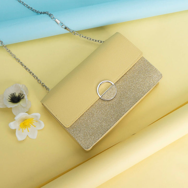Shein - Simplified yellow Crossbody Bag