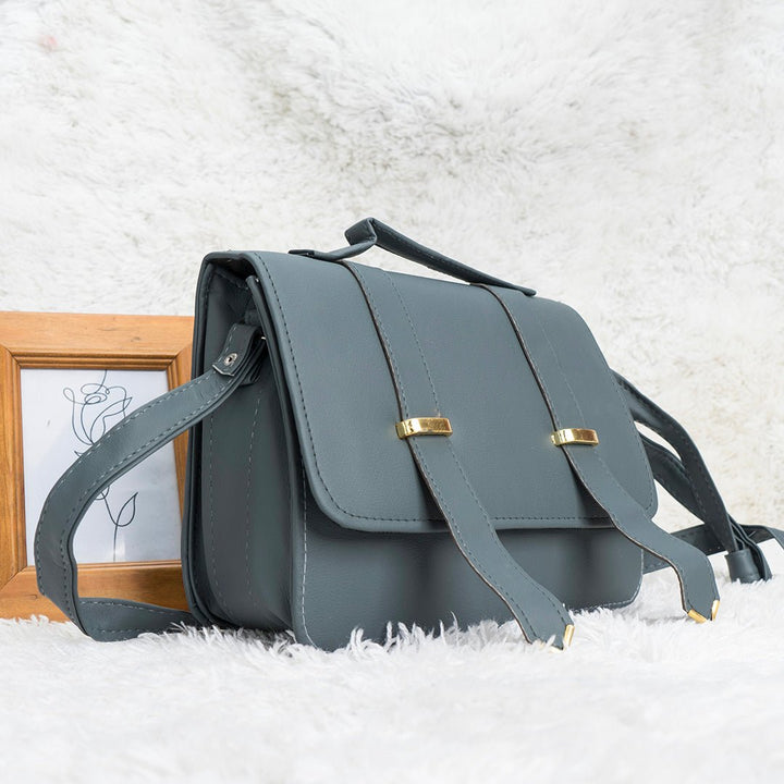 Shein - Square Geometric Grey Crossbody Bag