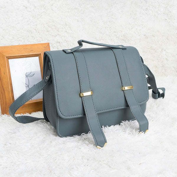 Shein - Square Geometric Grey Crossbody Bag