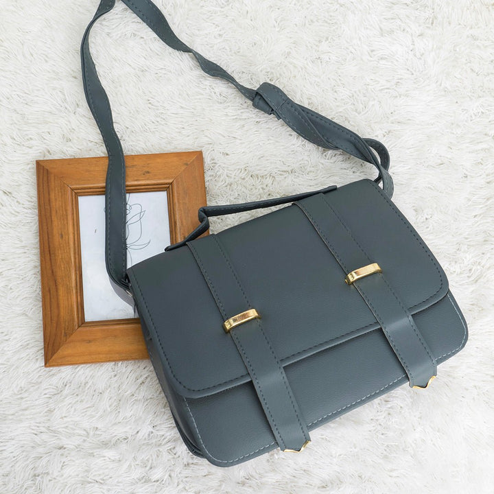 Shein - Square Geometric Grey Crossbody Bag