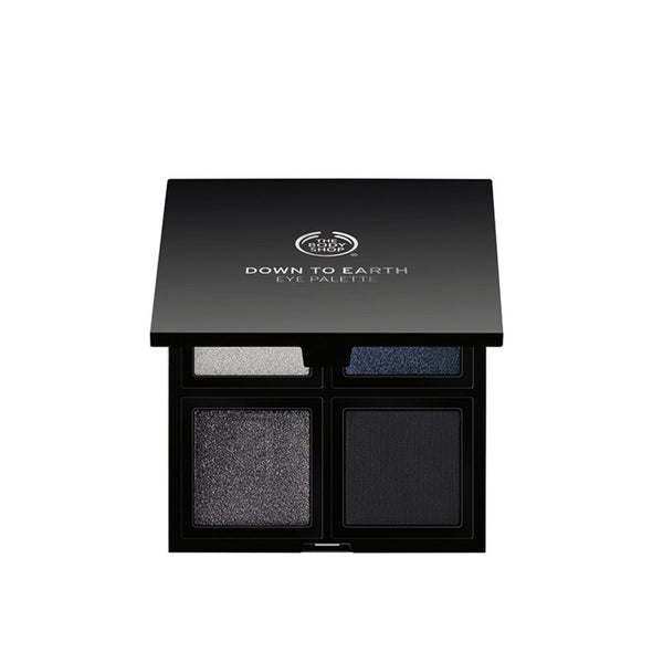 The Body Shop- Down To Earth Eyeshadow Quads -05 Smoky Black
