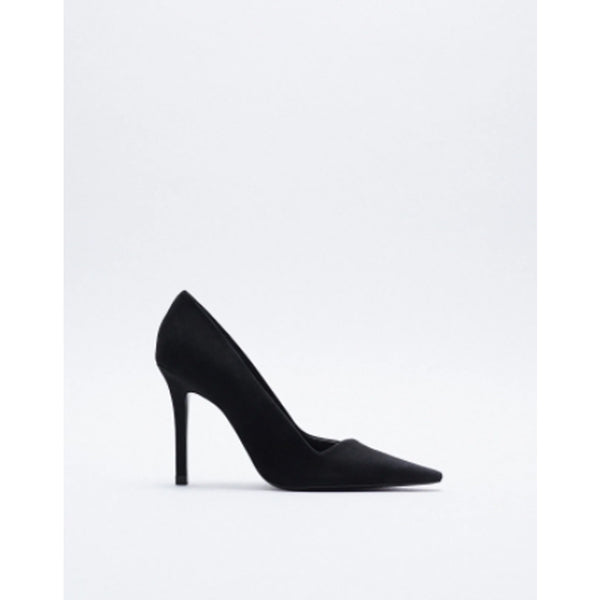 Zara- Suede Leather High-Heel Shoes