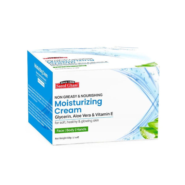 Saeed Ghani - Moisturizing Cream With Glycerin, Aloe Vera & Vitamin E